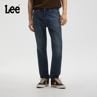 男中深蓝潮 Lee26春夏新精玉透凉731舒适锥形牛仔裤 张凌赫代言