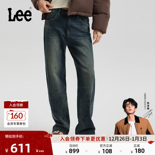 25秋冬新429标准直脚复古深蓝女牛仔裤 Lee商场同款 张凌赫代言