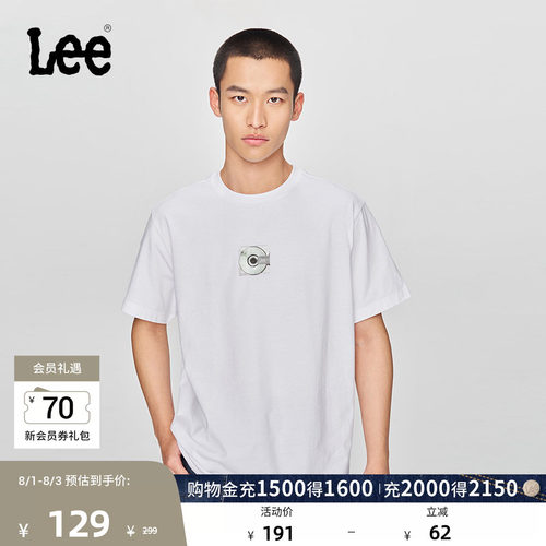 Lee舒适版圆领短袖T恤