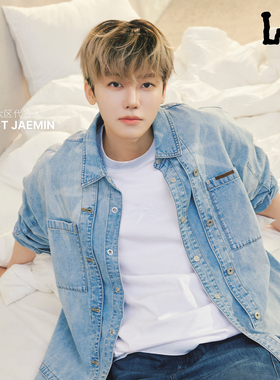 【NCT JAEMIN同款】Lee× FENG CHEN WANG联名商场26年男牛仔衬衫