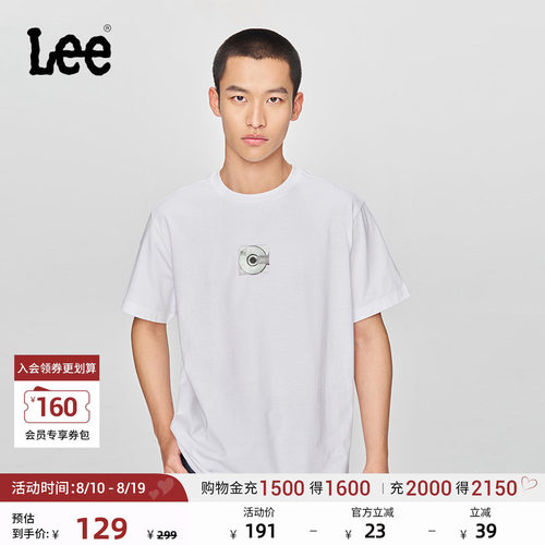 Lee舒适版圆领短袖T恤