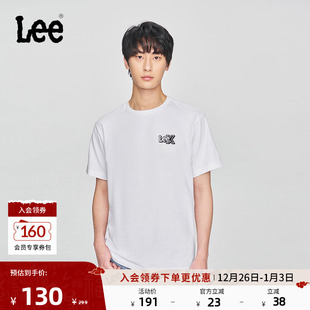 T恤休闲潮流LMT0098244LE 圆领卡通人物印花男短袖 Lee25新品 舒适版