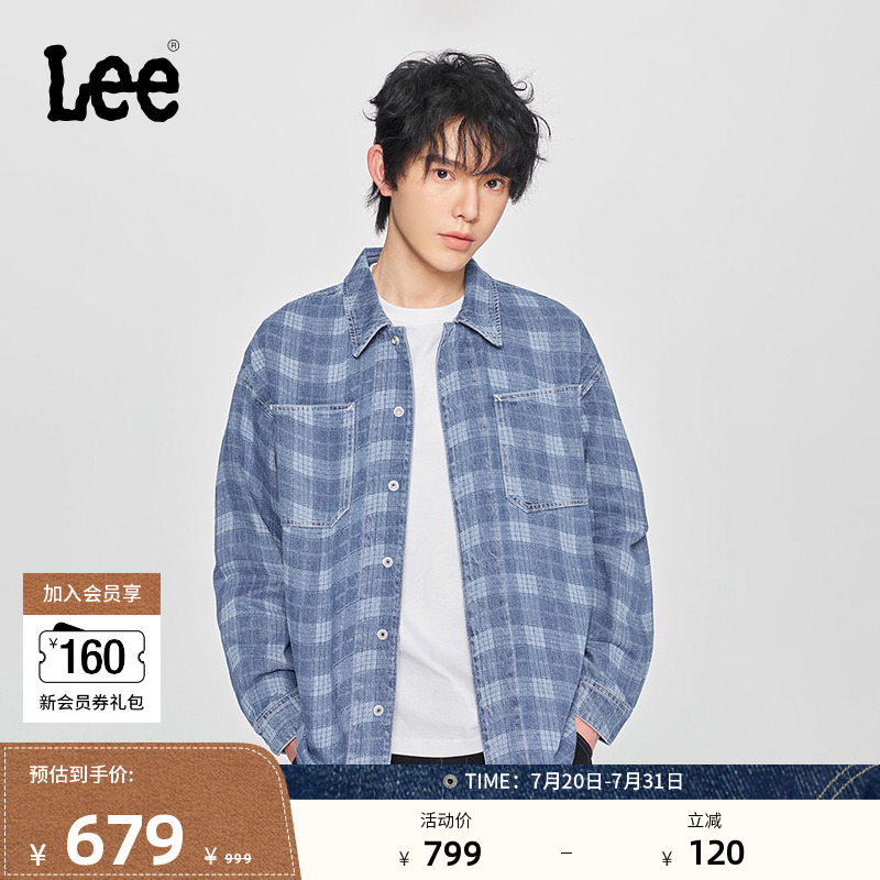 Lee舒适版长袖牛仔衬衫