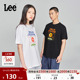 Lee25新品 T恤休闲潮LUT0098434LE 短袖 舒适版 圆领Logo印花男女同款