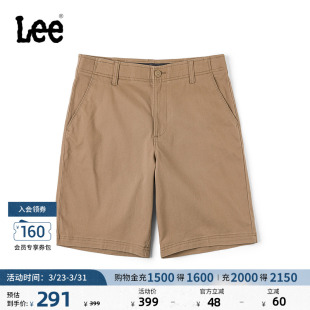 Lee26春夏新品 显瘦潮流LMB012292210 舒适直筒男休闲短裤