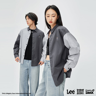 Lee× Mighty Jaxx联名商场同款25秋冬新品男女同款衬衫休闲潮流