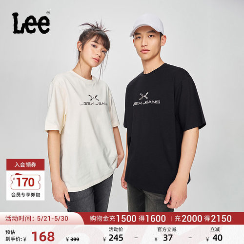 Lee舒适版圆领短袖T恤