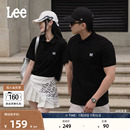 Lee春夏标准版 防晒紫外线刺绣logo凉感短袖 男女同款 情侣polo衫