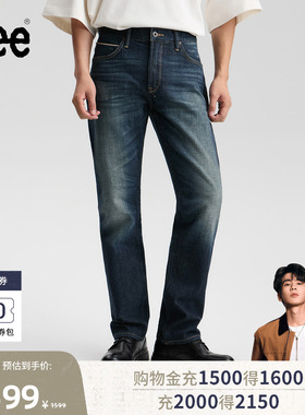 【张凌赫代言】Lee商场款726标准直筒日本Kaihara男牛仔裤A09180