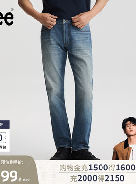 【张凌赫代言】Lee商场款26夏新日本Kaihara726直筒牛仔裤男101+