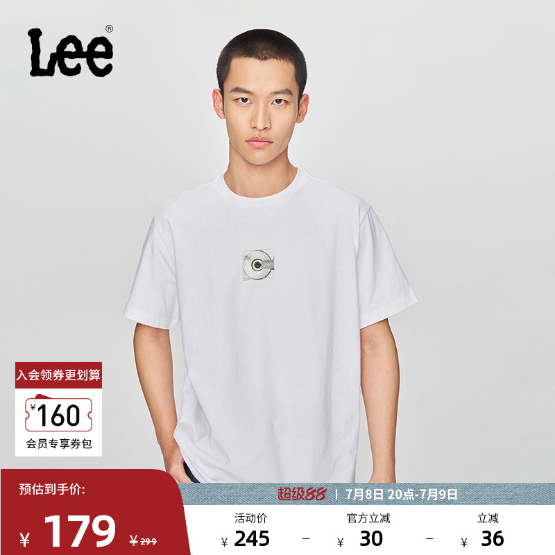 Lee舒适版圆领短袖T恤