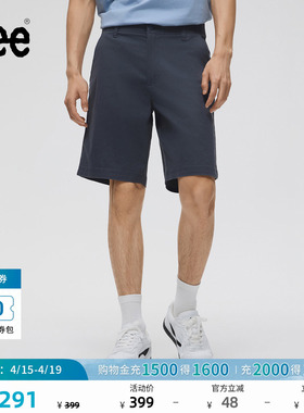 Lee26春夏新品舒适直筒男休闲短裤显瘦潮流LMB012292210