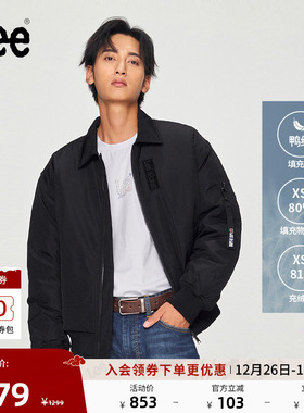 Lee舒适版男女情侣美拉德棒球羽绒服夹克外套休闲潮流LUT00900