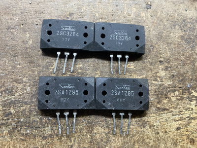 两对价格 拆机 日本三肯管2SC3264 2SA1295 功放音频对管