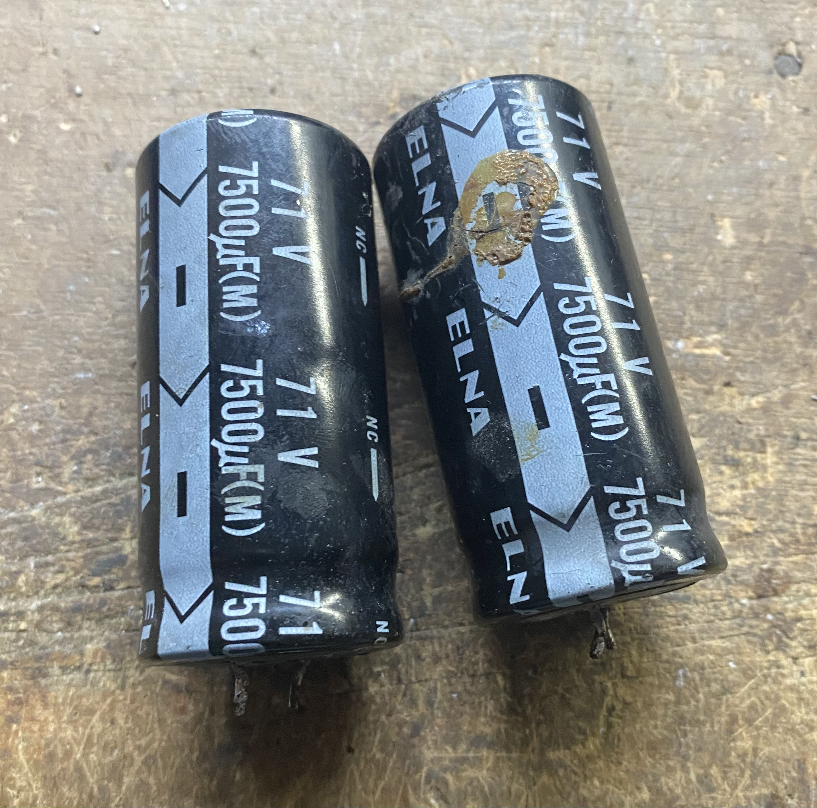 一对价格 伊娜 71V7500UF 功放大滤波电容