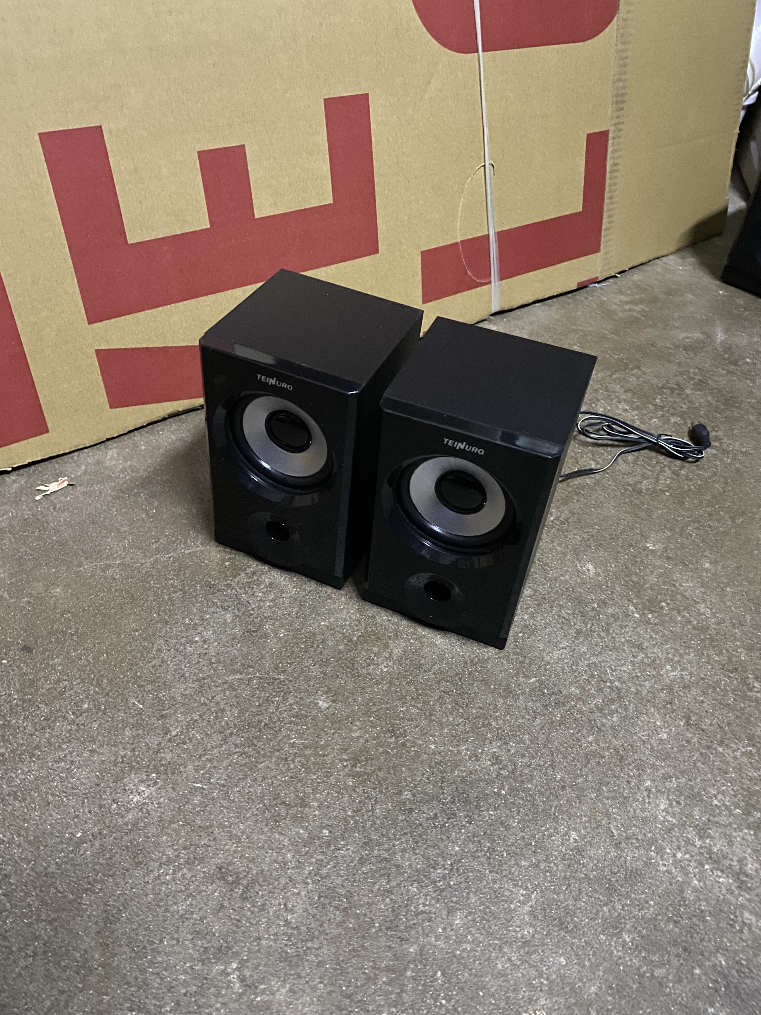 2.1声道低音炮副箱卫星箱 通用莲花头AV接口无源音箱全频