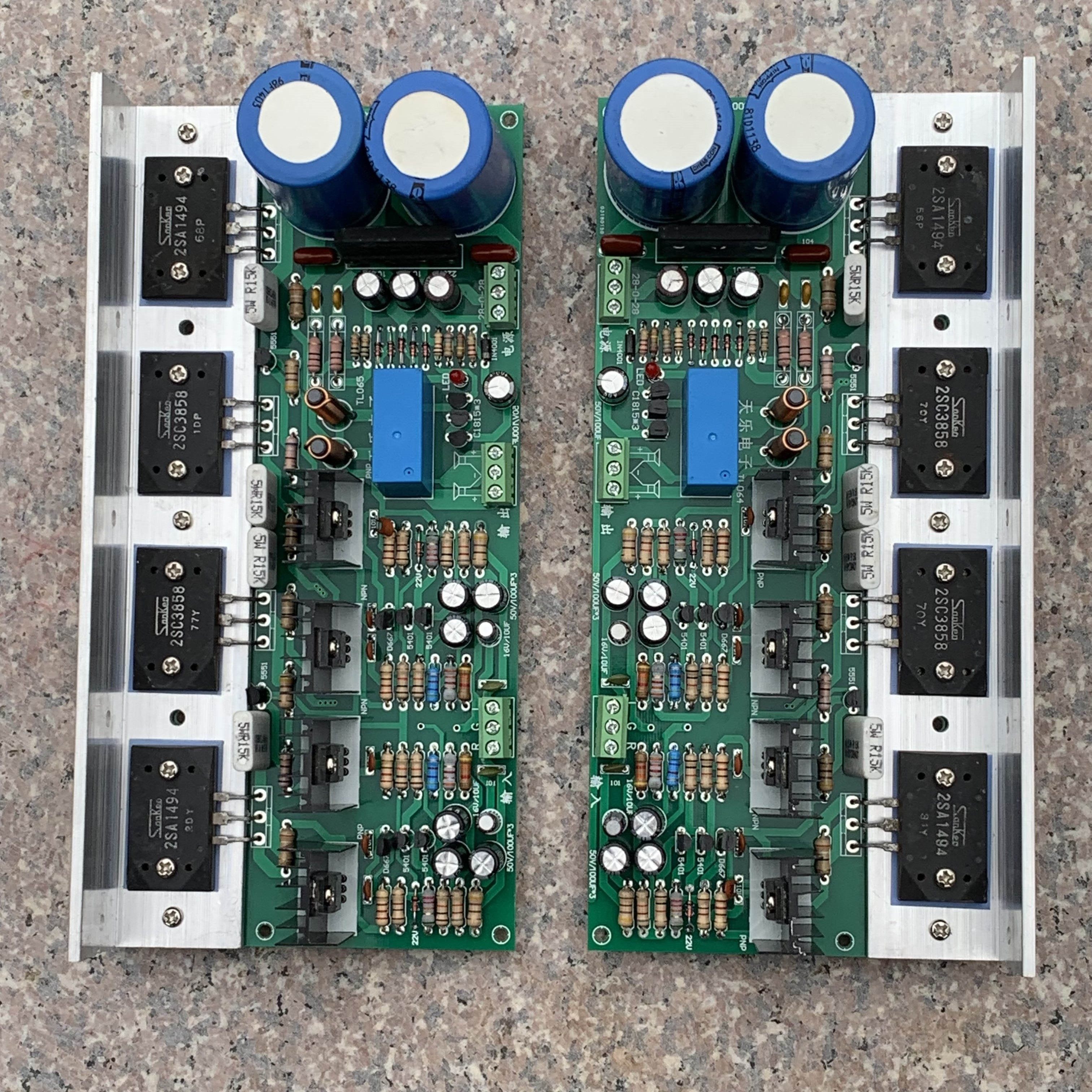 成品板hifi大功率功放板家用成品发烧拆机三肯对管 3858 1494 - 实物图