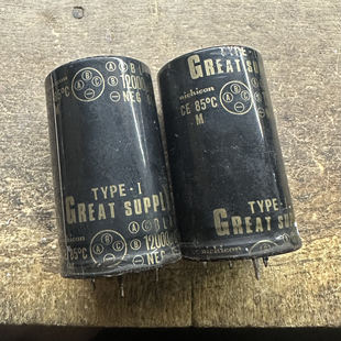 一对价格 进口拆机 尼吉康超级超透电容 63V12000UF