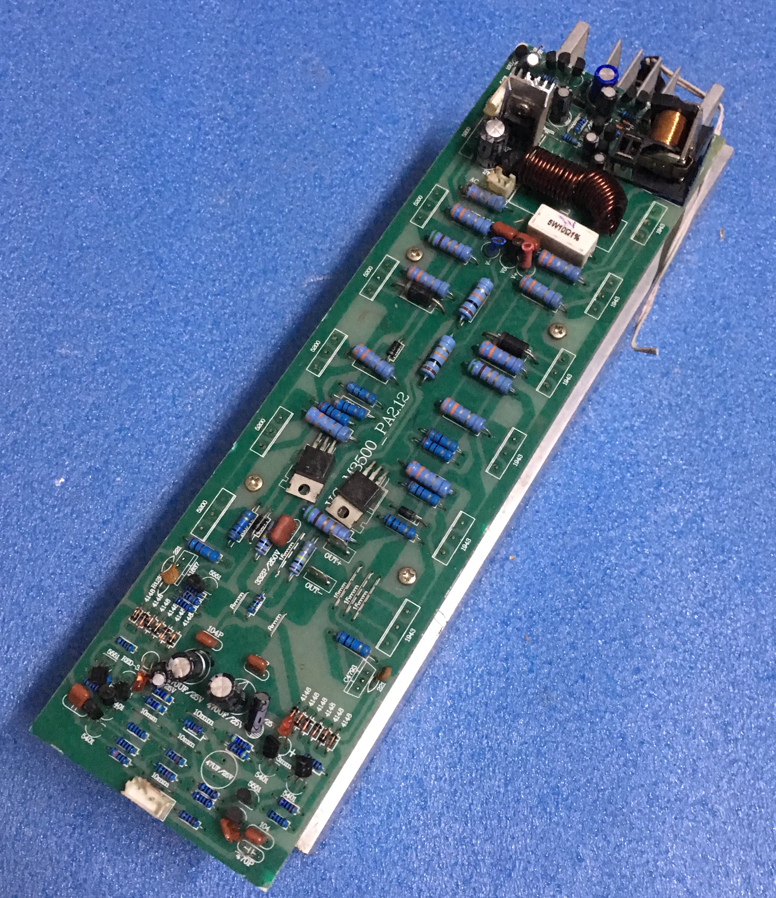 材料不包东芝管功放板