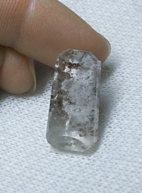 水晶挂件方形项坠一物一图绿幽灵