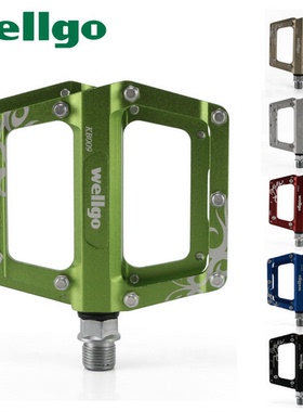 wellgo 维格 山地车脚踏 超轻铝合金 2DU脚踏 自行车脚踏 KB009