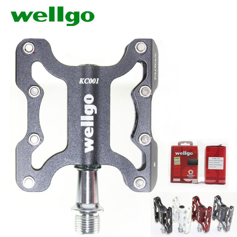 wellgo维格 KC001铝合金培林脚踏山地公路折叠车自行车脚踏板C264|msdalam kategori Bike/Berbasikal Equipment/Parts, basikal sifar/Fitting, kaki/galas/bola - dari Buy2taobao.com untuk memberikan perkhidmatan ejen Taobao profesional membeli