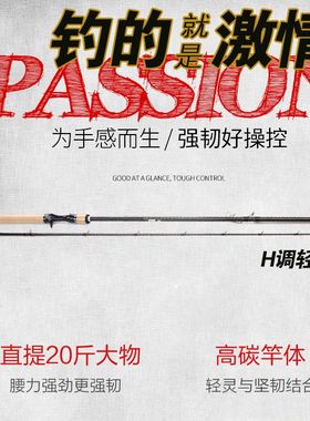 富士超轻碳素远投路亚竿