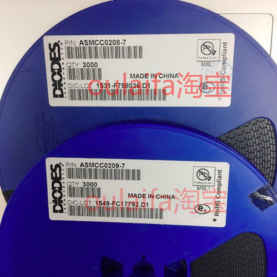 原装DIODES美台 ASMCC0209-7 贴片6脚 芯片 SOT23-6 丝印 A209 CD