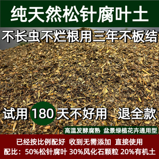 松针腐植土天然腐叶腐熟发酵腐叶土盆景花卉养花通用型盆景专用土