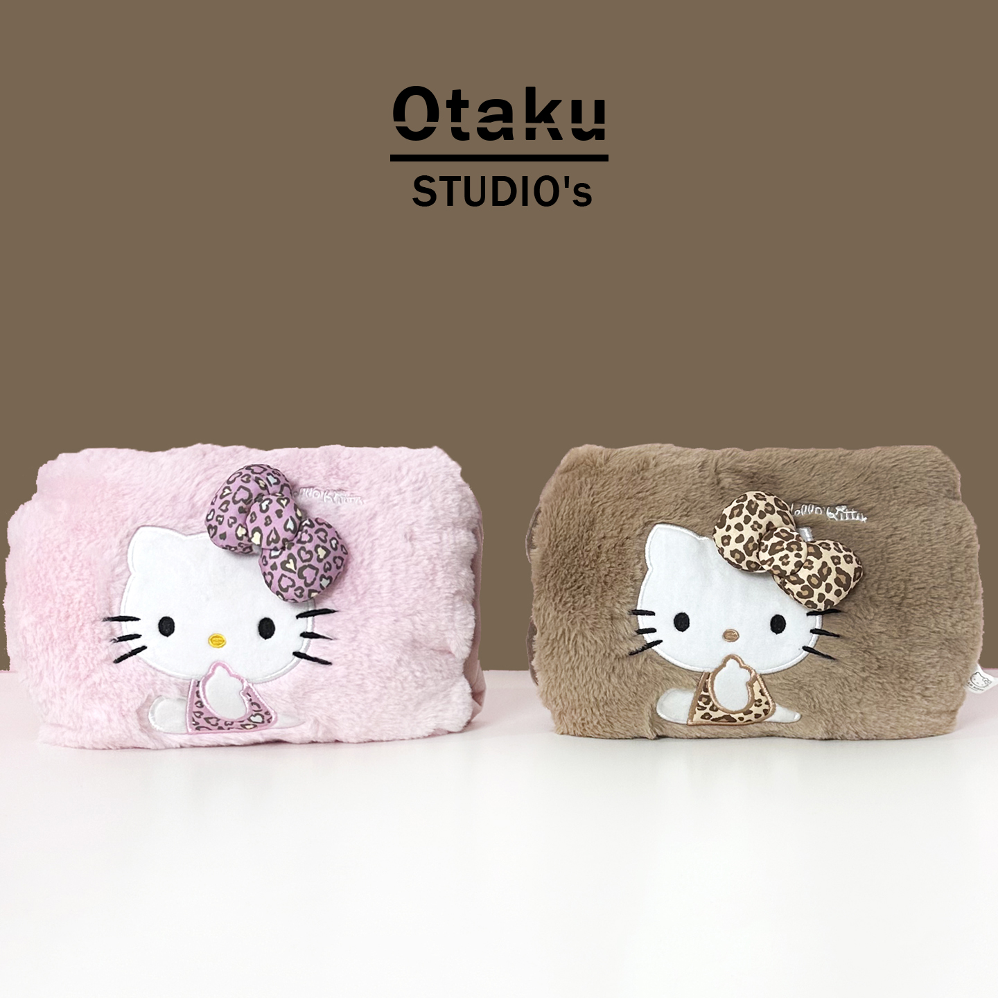 三丽鸥豹纹KT充电热水袋防爆暖宝宝可爱卡通女生暖手宝电暖袋暖宫