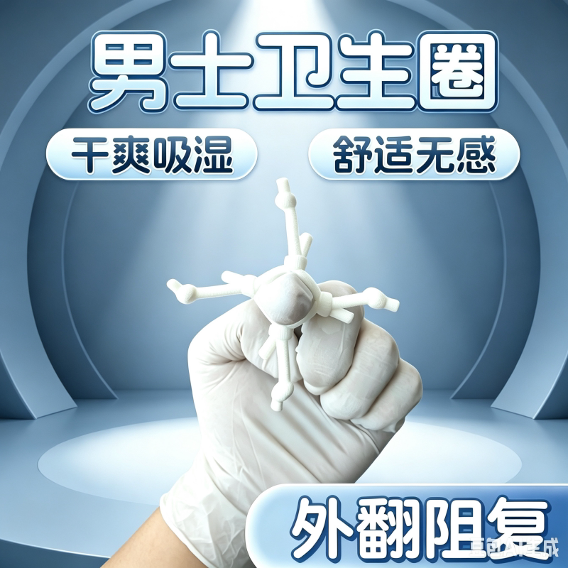 成人领带式包皮阻复环男用矫正器男士卫生圈环切可调防脱套降敏器