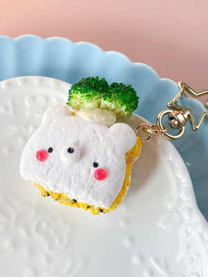 cornnn小熊营养早餐包挂件