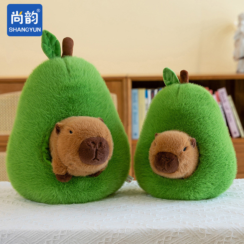 尚韵娃娃毛绒玩具女孩卡皮巴拉玩偶公仔送情人节生日礼物女生抱枕