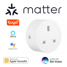 MATTER多平台智能插座英规计量 homekit SIRI语音远程控制自动化