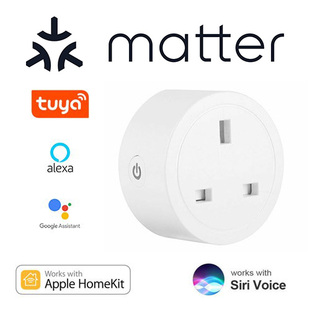 MATTER多平台智能插座英规计量 homekit SIRI语音远程控制自动化