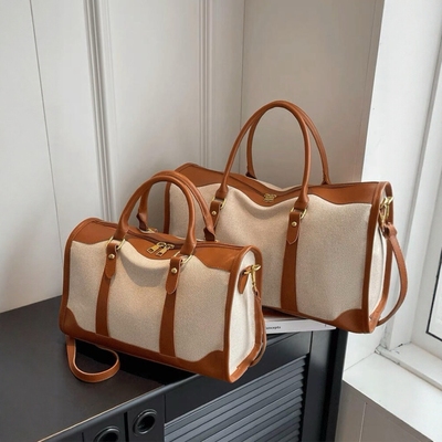 短期旅行包女帆布手提包出差时尚