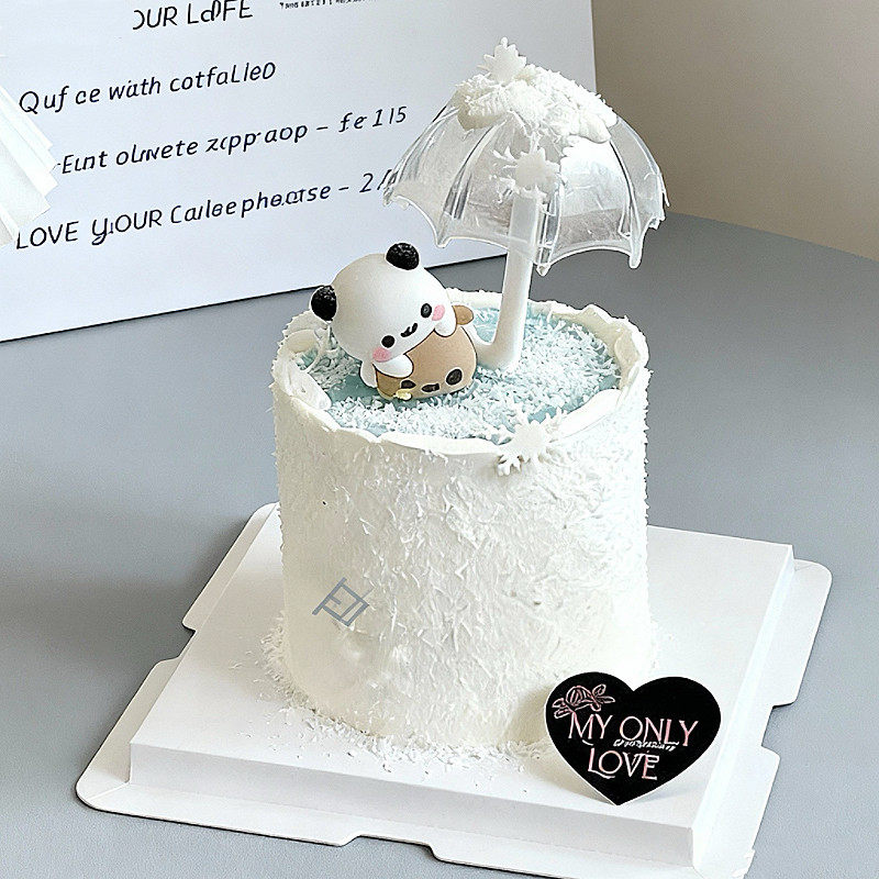 2.14情人节一二布布蛋糕装饰摆件透明小雨伞爱心卡片烘焙装扮插件,节庆用品/礼品,节日装扮用品,淘宝优惠券,粉丝福利购,淘宝优惠卷