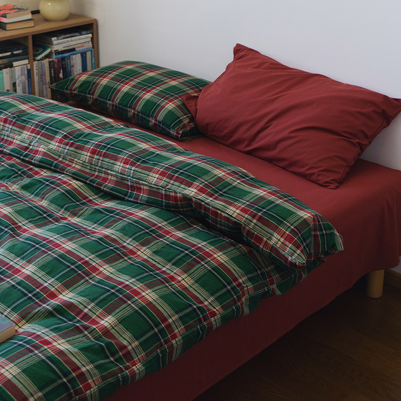 色织非印染丨全棉色织水洗四件套