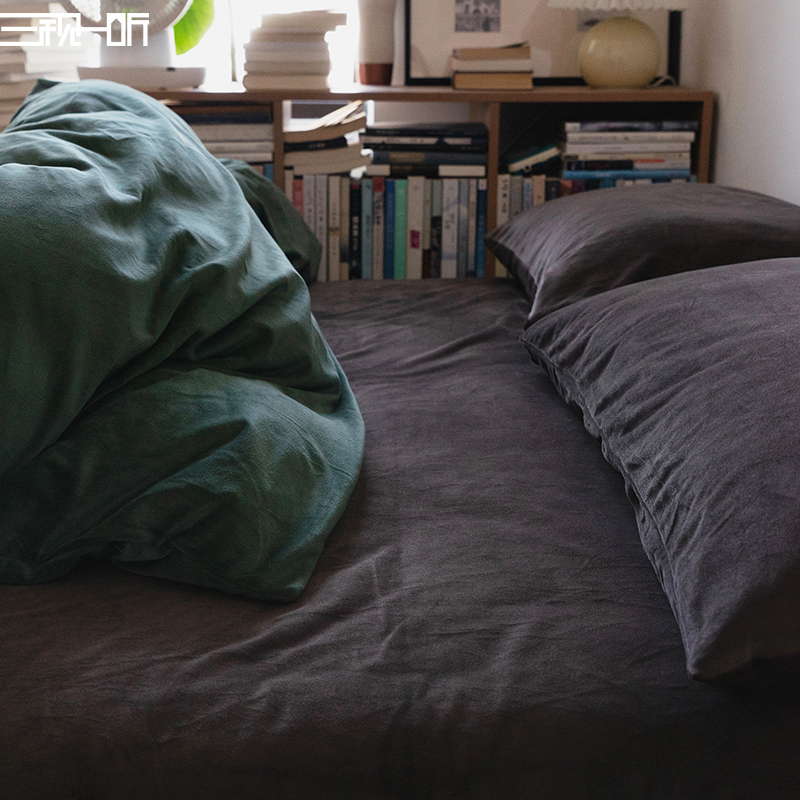 加绒天鹅绒丨床品单件