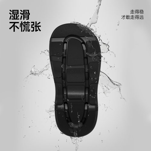 小土豆时尚厚底洞洞鞋女升级牛仔绑带可调节户外休闲百搭包头凉鞋