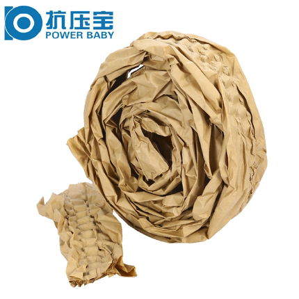 环保可降解牛皮纸减震缓冲填充材料纸缓冲纸棕色白色