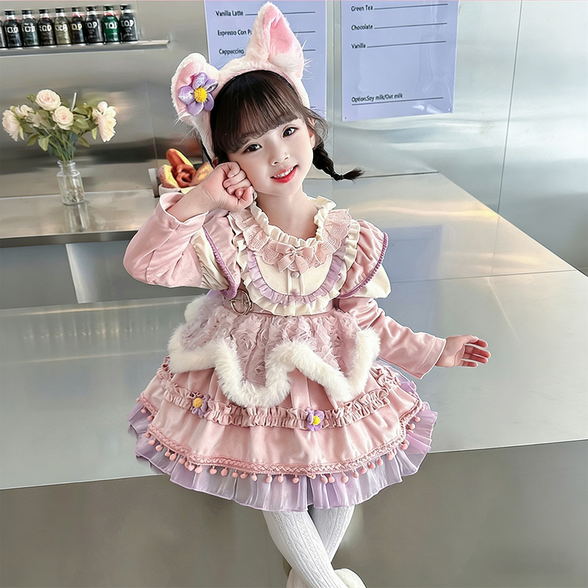 女童公主裙洛丽塔春夏装新款儿童玲娜贝儿裙子高端生日礼服连衣裙