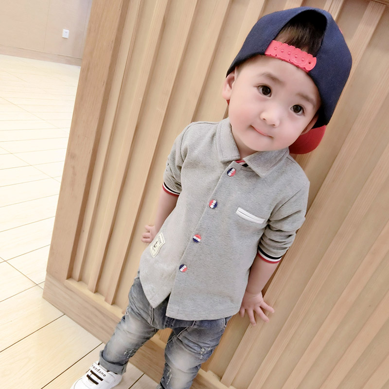 Chemise enfant à manche longue - Ref 2082910 Image 1