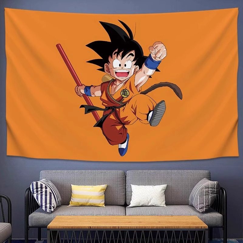 卡通漫画七龙珠大号挂布卧室床头悟空挂毯装饰背景布手绘墙布,居家布艺,挂毯/壁毯,淘宝优惠券,粉丝福利购,淘宝优惠卷