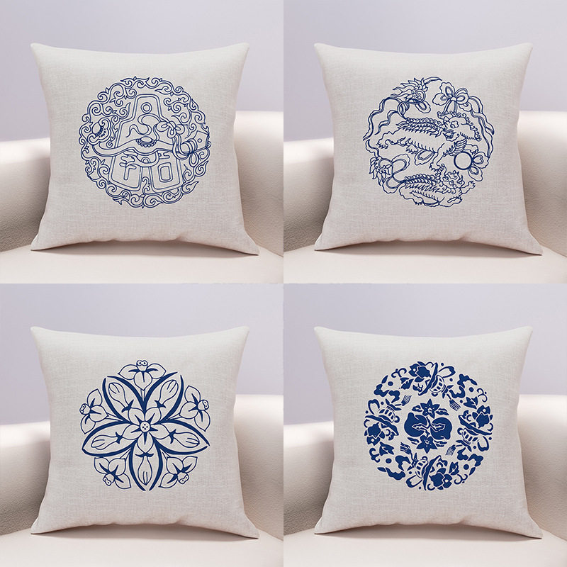 中式沙发抱枕靠垫中国风客厅椅子实木沙发床头可拆洗长方形高档,居家布艺,靠垫/抱枕,淘宝优惠券,粉丝福利购,淘宝优惠卷