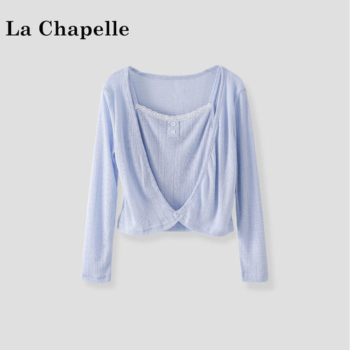 La Chapelle【拉夏贝尔】夏季时尚韩系女童开衫吊带两件套LD1943