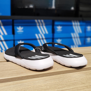 夏季 Adidas透气防滑运动女鞋 人字拖男鞋 阿迪达斯拖鞋 夹脚拖FY8656