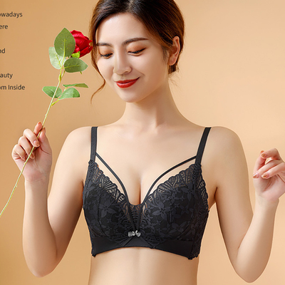 诗曼芬内衣专柜正品S120026小胸显大无钢圈聚拢75A收副乳中厚文胸