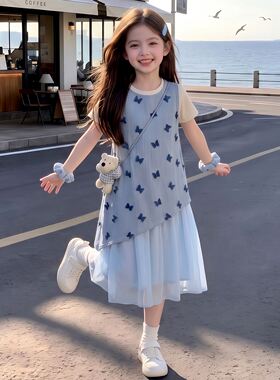 2026新款今年流行爆款女装公主裙女孩绝美连衣裙夏季女童中长裙子