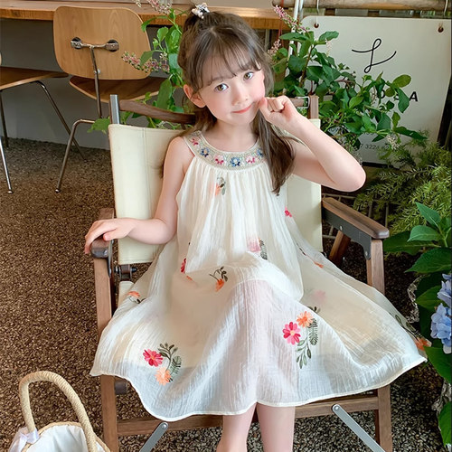 女童连衣裙夏季薄款小女孩裙子